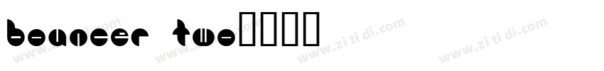Bouncer Two字体转换